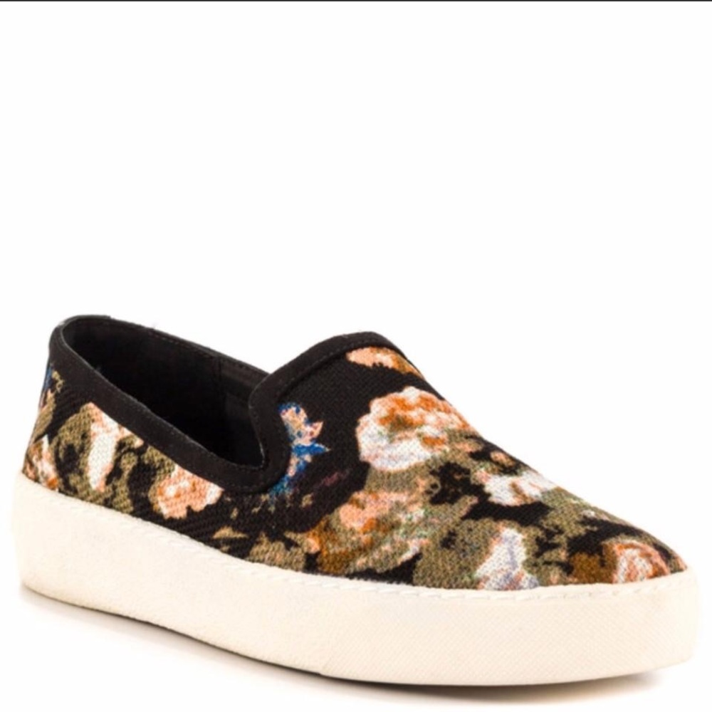 Sam Edelman floral sneakers (slip on)